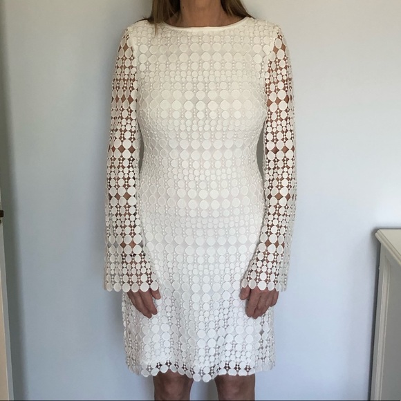 Lauren Ralph Lauren White Cutwork Dress - Picture 2 of 5